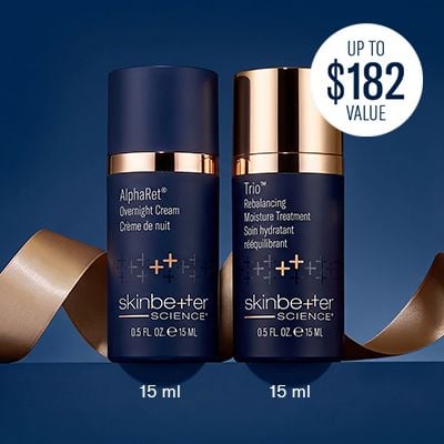 Spend $250+ Receive AlphaRet Overnight Cream 5 ml+ Trio Rebalancing 15 ml. Spend $400+ Receive AlphaRet Overnight Cream 15 ml + Trio Rebalancing 15 ml. Ends 20/09